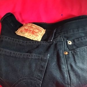 Vintage 501Black jeans